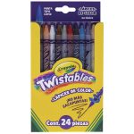 Lápices de Colores Caja con 24 Piezas Largos Redondos Twisteables Crayola