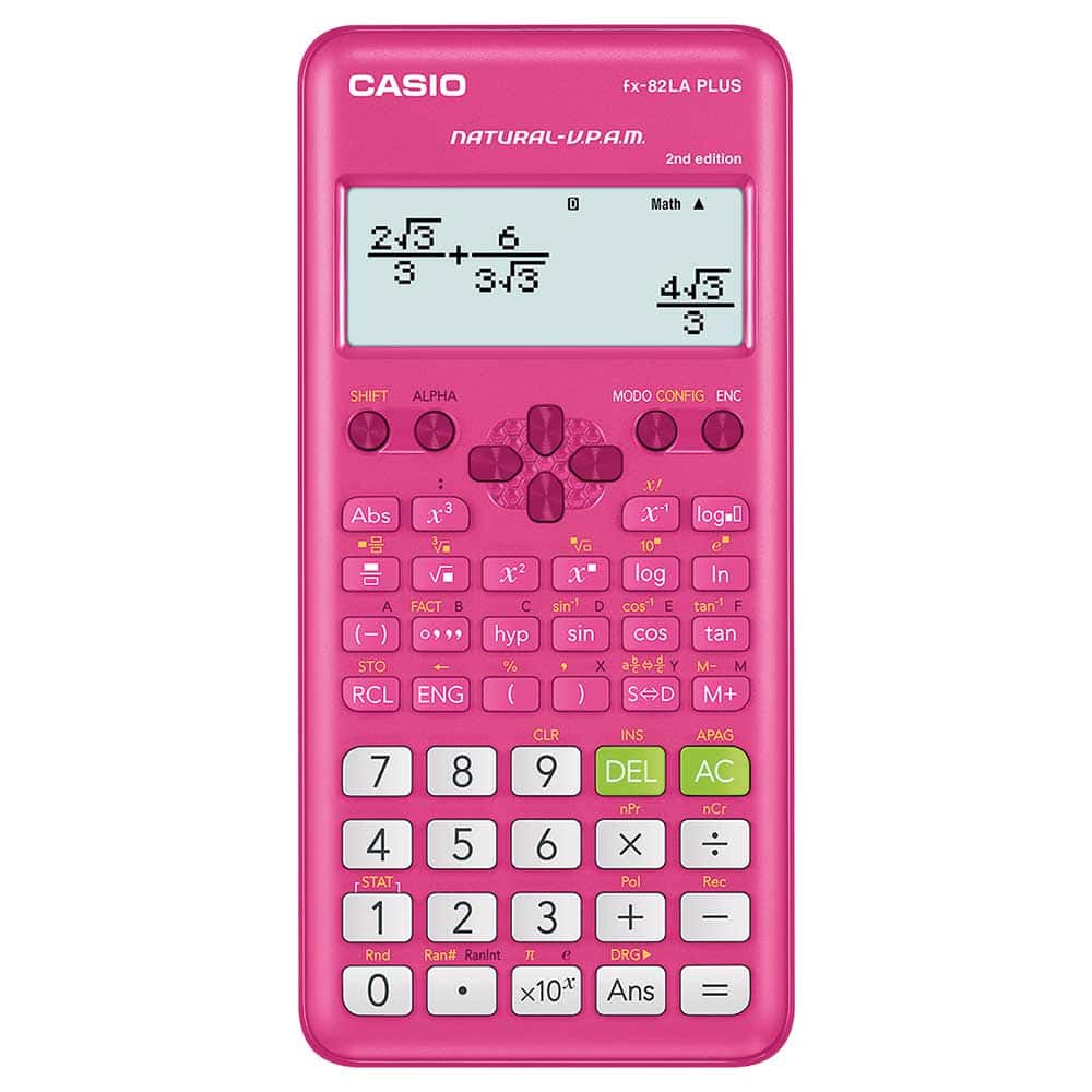 Calculadora Científica de 252 Funciones Rosa Casio