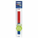 Lápiz Bicolor Hexagonal Jumbo Bolsa con 2 Piezas Smarty