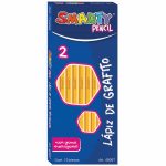 Lápiz con Goma Número 2 Hexagonal Caja con 10 Piezas Smart Plus