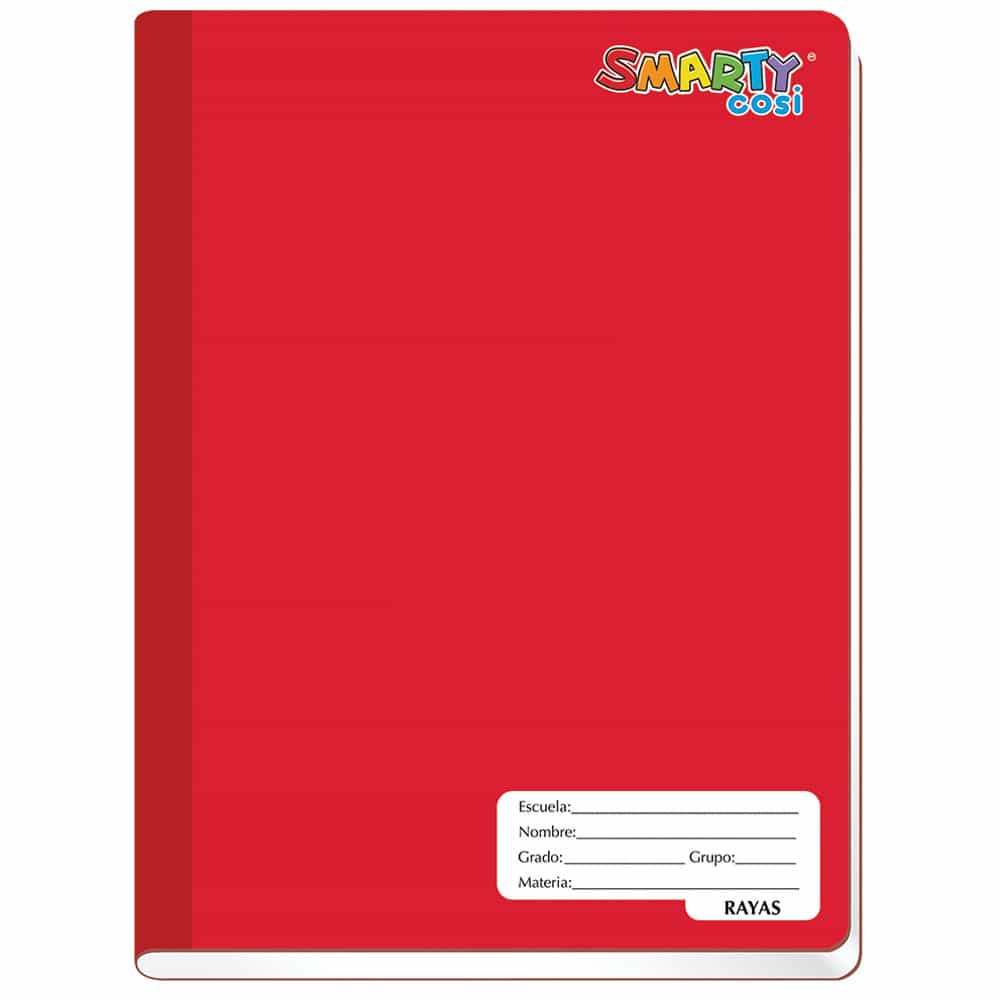 Cuaderno Cosido de 100 Hojas Profesional de Raya Smarty Cosi