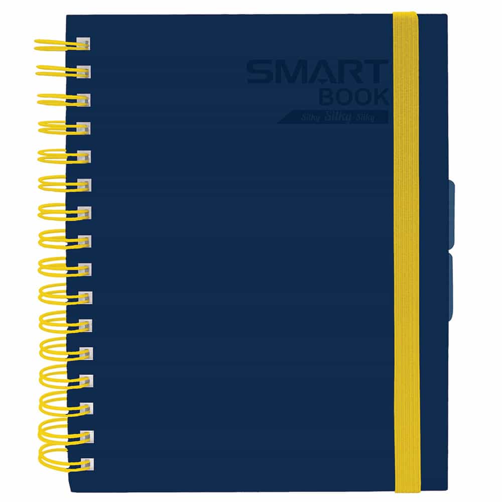 Cuaderno Espiral de 150 Hojas Francés de Cuadro Grande Pasta Dura Silky