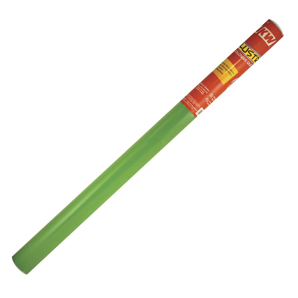 Plástico Autoadherible de .45 x 1.5 m Verde Bandera Lustrín