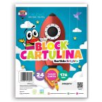 Block Cartulina Tamaño Carta con 24 Colores Surtidos Diem