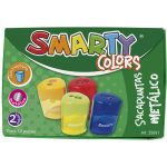 Sacapuntas de Metal con Depósito Triangular Duo Caja con 12 Piezas Smarty