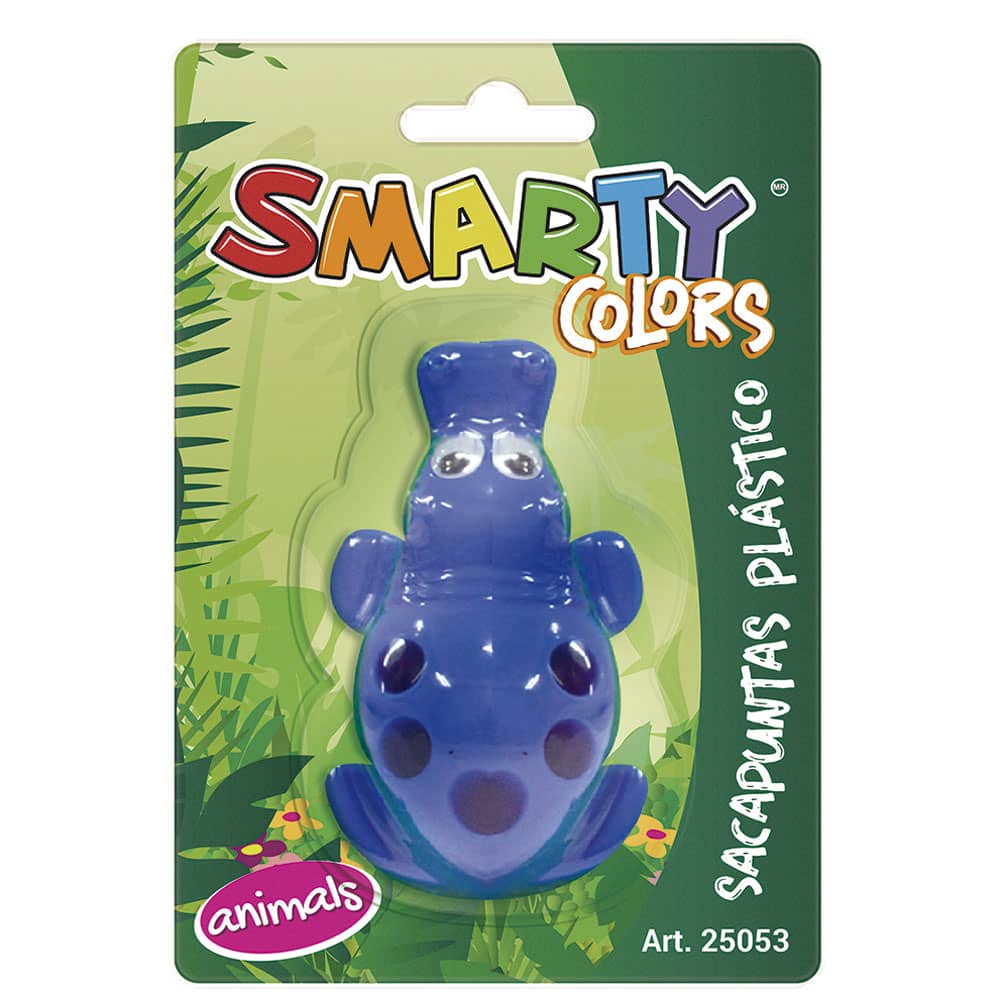 Sacapuntas de Plástico Animals Blíster con 1 Piezas Smarty