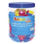 Sacapuntas de Plástico Bote con 150 Piezas Smarty
