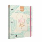 Carpeta para Argolla Tamaño Esquela para 100 Hojas Durabook Kiut