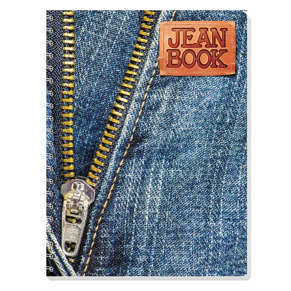 Cuaderno Espiral de 100 Hojas Profesional de Cuadro Grande Jean Book