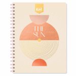 Cuaderno Espiral de 160 Hojas Francés de Raya Pasta Dura Kiut