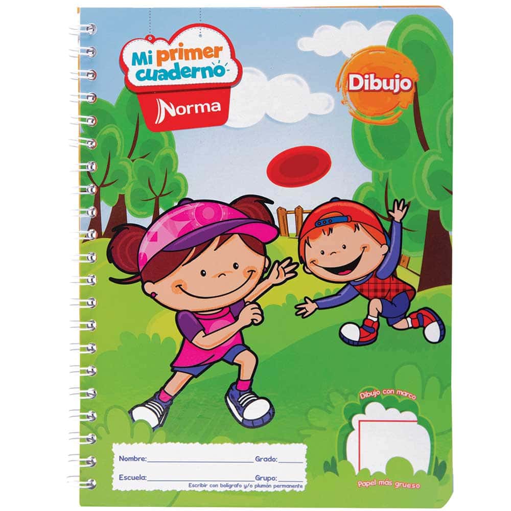 Cuaderno Espiral de 70hojas Profesional Blanco Mi Primer Cuaderno