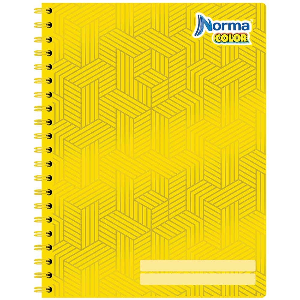 Cuaderno Espiral de 100 Hojas Profesional de Raya Norma Color