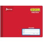 Cuaderno Cosido de 100 Hojas Italiano de Doble Raya Norma 360