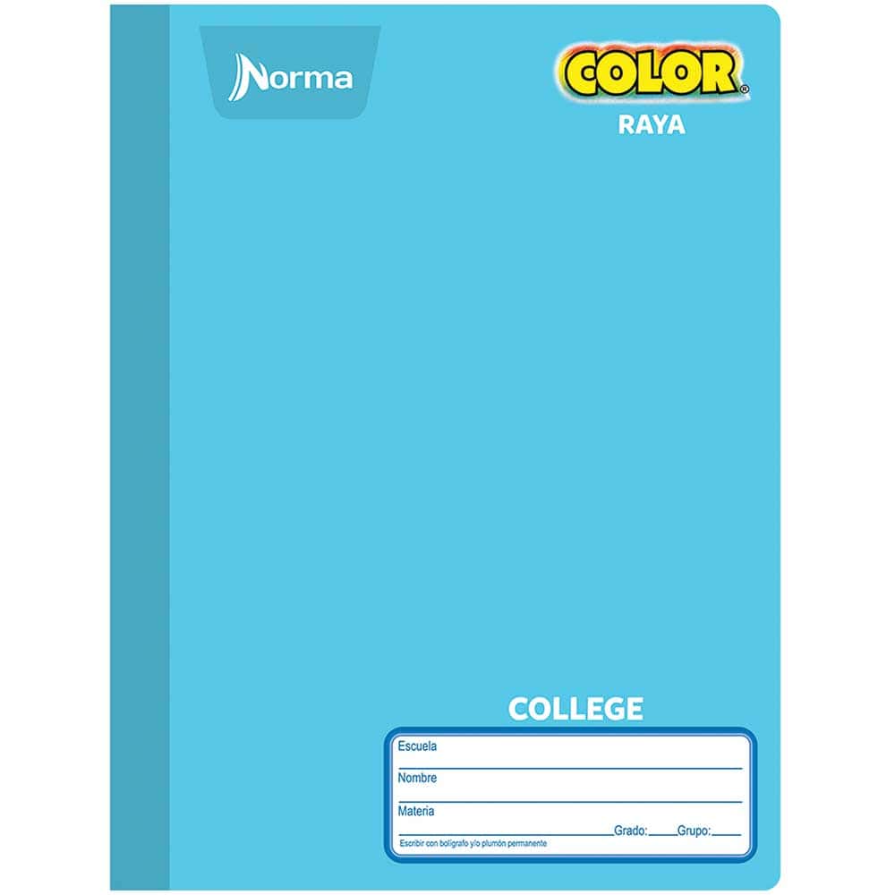 Cuaderno Cosido de 100 Hojas College de Raya Norma 360