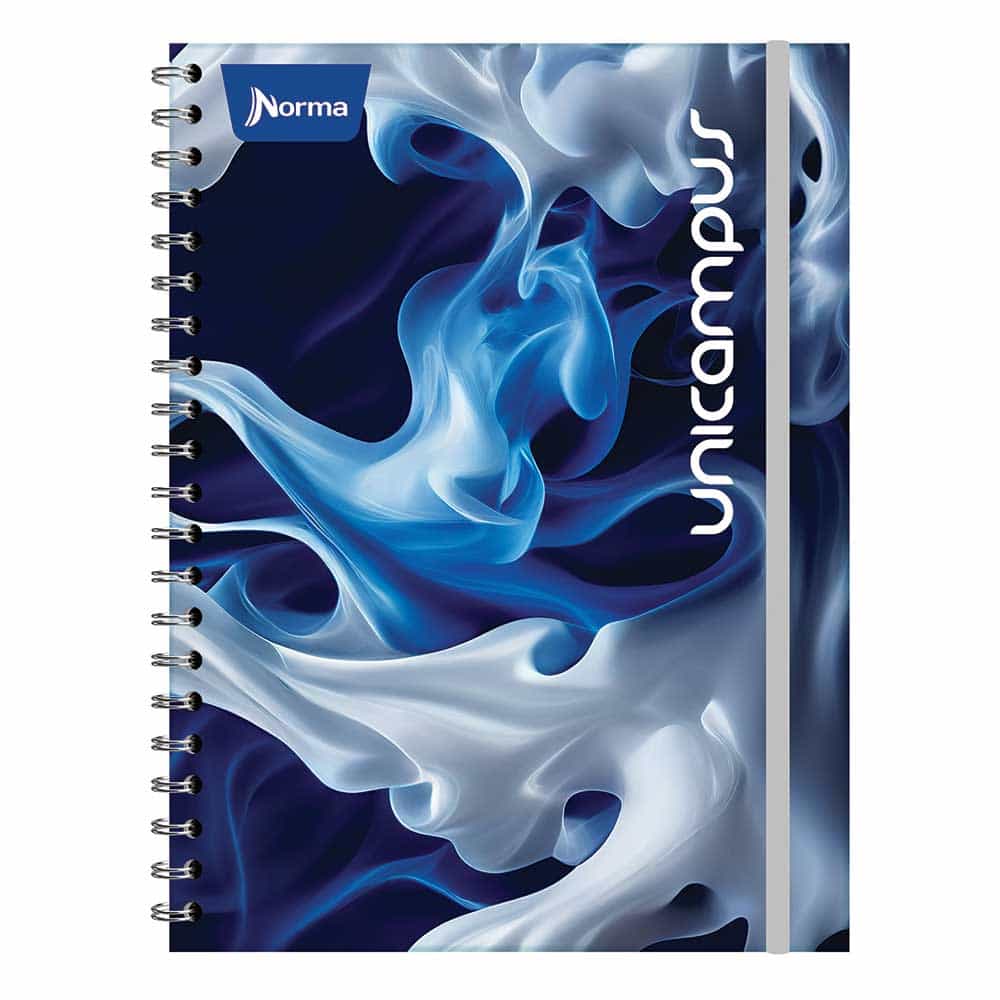 Cuaderno Espiral de 160 Hojas Profesional de Raya Pasta Dura Unicampus