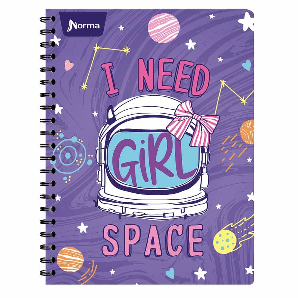 Cuaderno Espiral de 100 Hojas Profesional de Raya Norma Basic