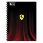 Cuaderno Espiral de 160 Hojas Profesional de Cuadro Grande Pasta Dura Ferrari