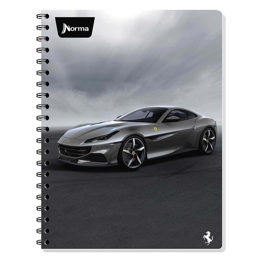 Cuaderno Espiral de 200 Hojas Profesional de Cuadro Chico Ferrari