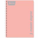 Cuaderno Espiral de 100 Hojas Profesional de Cuadro Grande Master Degree Norma