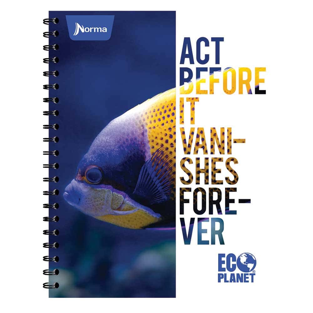 Cuaderno Espiral de 100 Hojas Profesional de Raya Ecoplanet Norma 580746