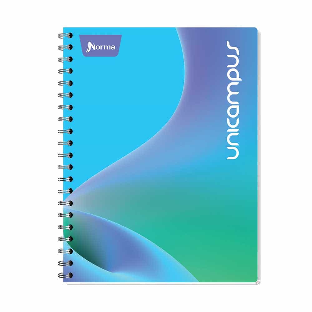 Cuaderno Espiral con 100 Hojas Profesional Raya Unicampus Norma 588633