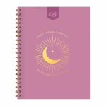 Cuaderno Espiral con 160 Hojas Profesional Cuadro Grande Pasta Dura de Piel Kiut Norma 589175