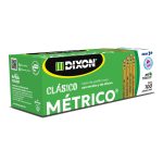 Lápiz con Goma Número 2 Hexagonal Caja con 100 Piezas Métrico