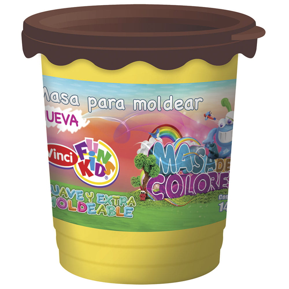 Masa Modeladora con 140 g Café Fun Kids