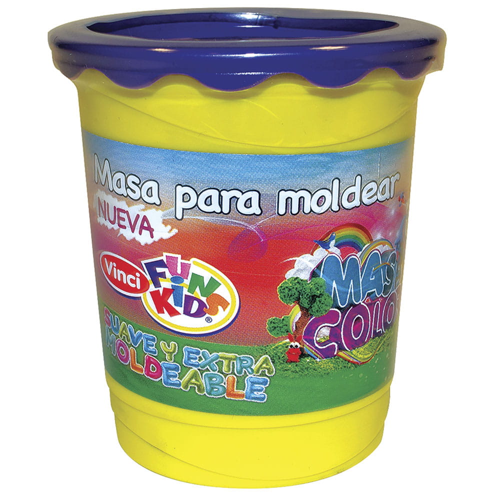 Masa Modeladora con 140 g Morado Fun Kids