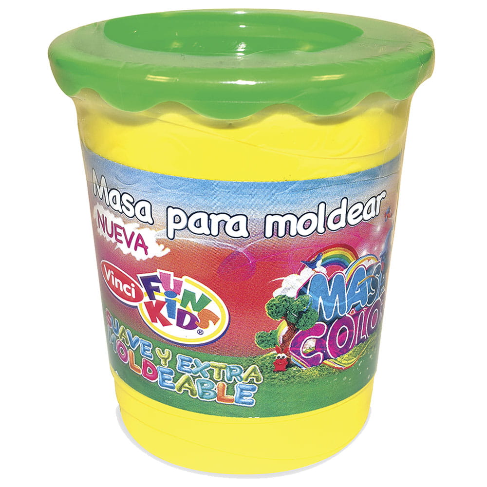 Masa Modeladora con 140 g Verde Fun Kids