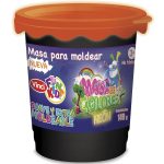Masa Modeladora con 140 g Naranja Neón Fun Kids