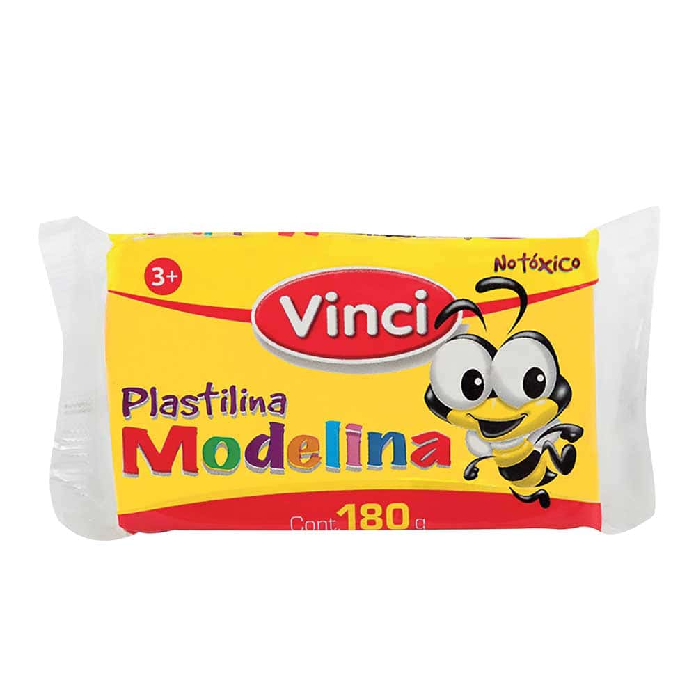Plastilina Marqueta de 180 gr Amarillo Modelina Vinci 2344