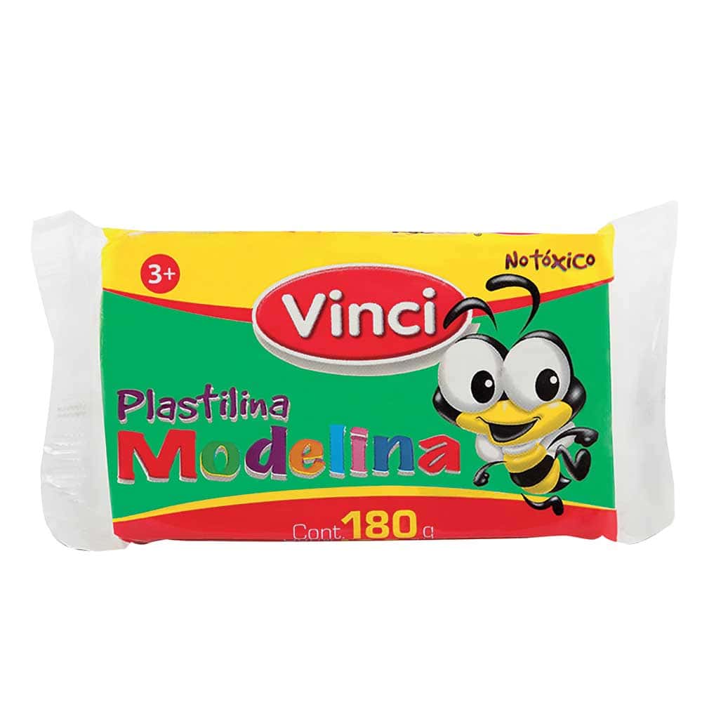 Plastilina Marqueta de 180 gr Verde Claro Modelina Vinci 2355