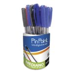 Bolígrafo Punto Mediano Stick Colores Básicos Bote con 36 Piezas Pin Point