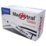 Marcador Para Pizarrón Grueso Negro Caja con 12 Piezas Magistral