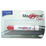 Marcador Para Pizarrón Grueso Rojo Blíster Magistral