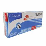 Bolígrafo Punto Grueso Stick Rojo Caja con 12 Piezas Big Point Azor 301.6880RO