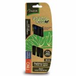 Bolígrafo Punto Fino Stick Azul blister con 3 Piezas Pin Point Green Azor 301.6893AZ