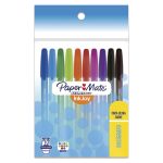 Bolígrafo Punto Mediano Stick Fashion Blíster con 10 Piezas Kilométrico