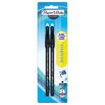 Bolígrafo Punto Mediano Stick Borrable Negro Blíster con 2 Piezas Erase Mate