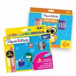 Crayón Escolar Triangular Jumbo caja con 24 Piezas Paper Mate 2203021