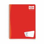 Cuaderno Espiral de 100 Hojas Profesional de Cuadro Chico Escolar Plus Scribe