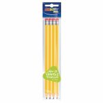 Lápiz con Goma Número 2 Triangular Bolsa con 4 Piezas Smart Plus