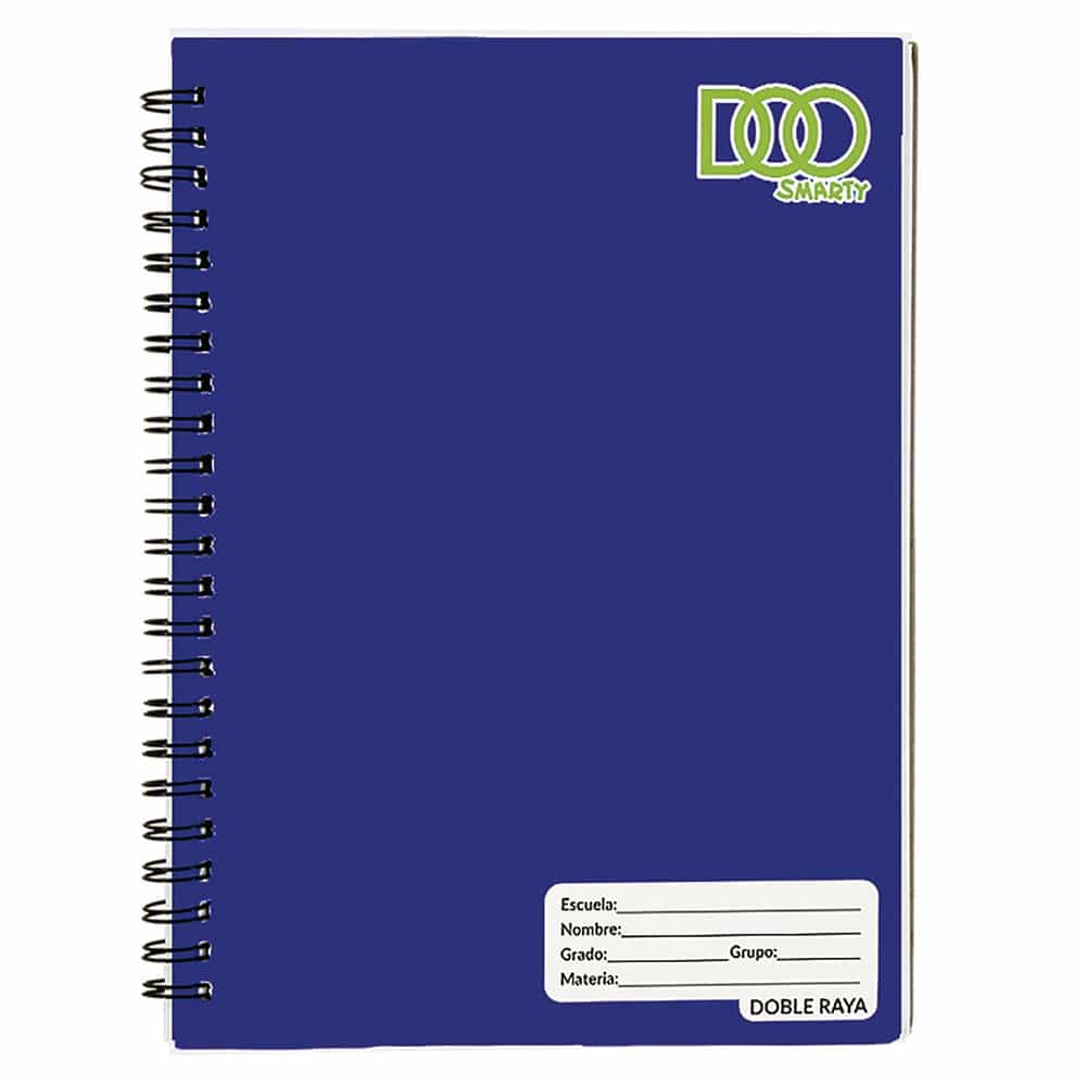 Cuaderno Espiral de 100 Hojas profesional Doble Raya Colores Surtidos Swing Doo
