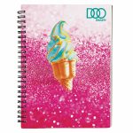 Cuaderno Espiral de 100 Hojas Profesional de Cuadro Chico Mix Swing Doo